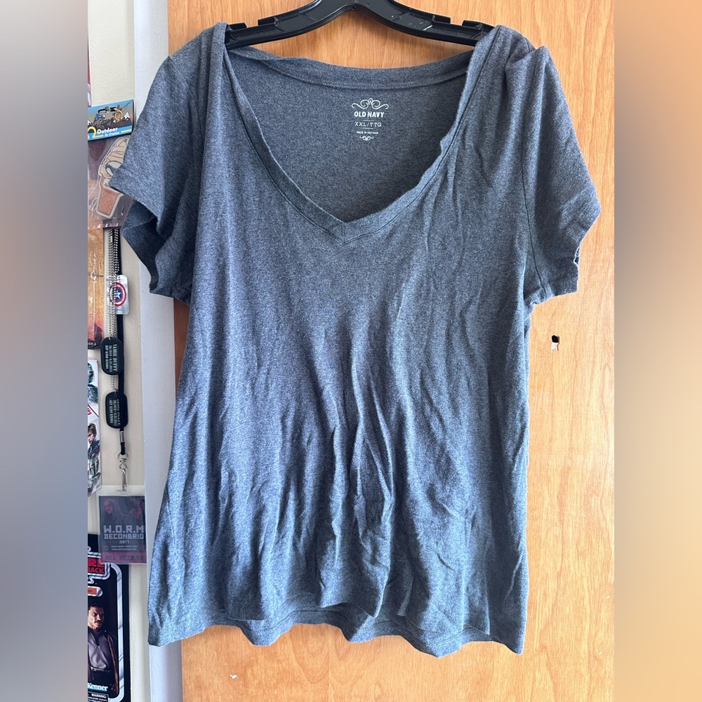 Old navy xxl grey v neck